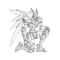 COLORIAGE ROBOT ANIMAUX SAUVAGES phœnix