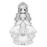 Coloriage PRINCESSE SIRÈNE