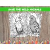 Coloriage animaux sauvages Perroquets