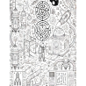 Coloriage labyrinthe Astronaute Station spatiale