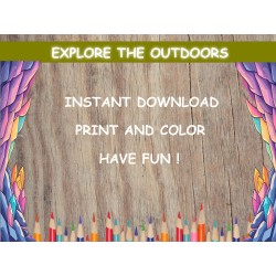 Coloriage Nature DOWNLOAD PRINT COLOR