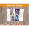 Coloriage Robots Extraterrestres