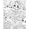 Coloriage Sirène