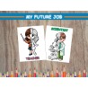 Coloriage MÉTIERS Professeur Scientifique