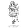 Coloriage MÉTIERS Styliste