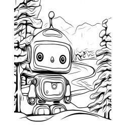 Coloriage robot