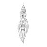 Coloriage FUSÉES SPATIALES