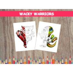 ANIMAUX ARTS MARTIAUX KUNG FU cochon gecko