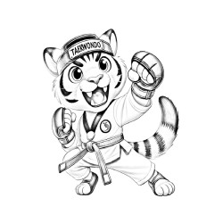 ANIMAUX ARTS MARTIAUX KUNG FU tigre