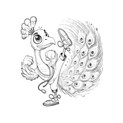 ANIMAUX ARTS MARTIAUX KUNG FU paon