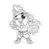 ANIMAUX ARTS MARTIAUX KUNG FU coq