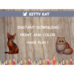 Coloriage CHATS téléchargez, imprimez et coloriez !