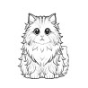 Coloriage CHATS ragamuffin